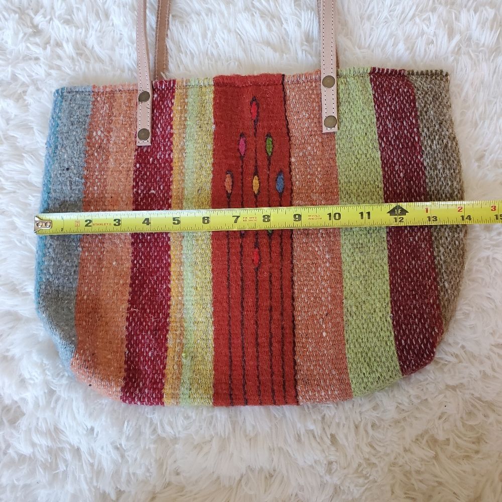Hand Made Wool Tote Bag - Picture 7 of 9